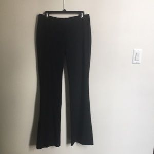 Ellie Tahari straight leg black suit pants size 6